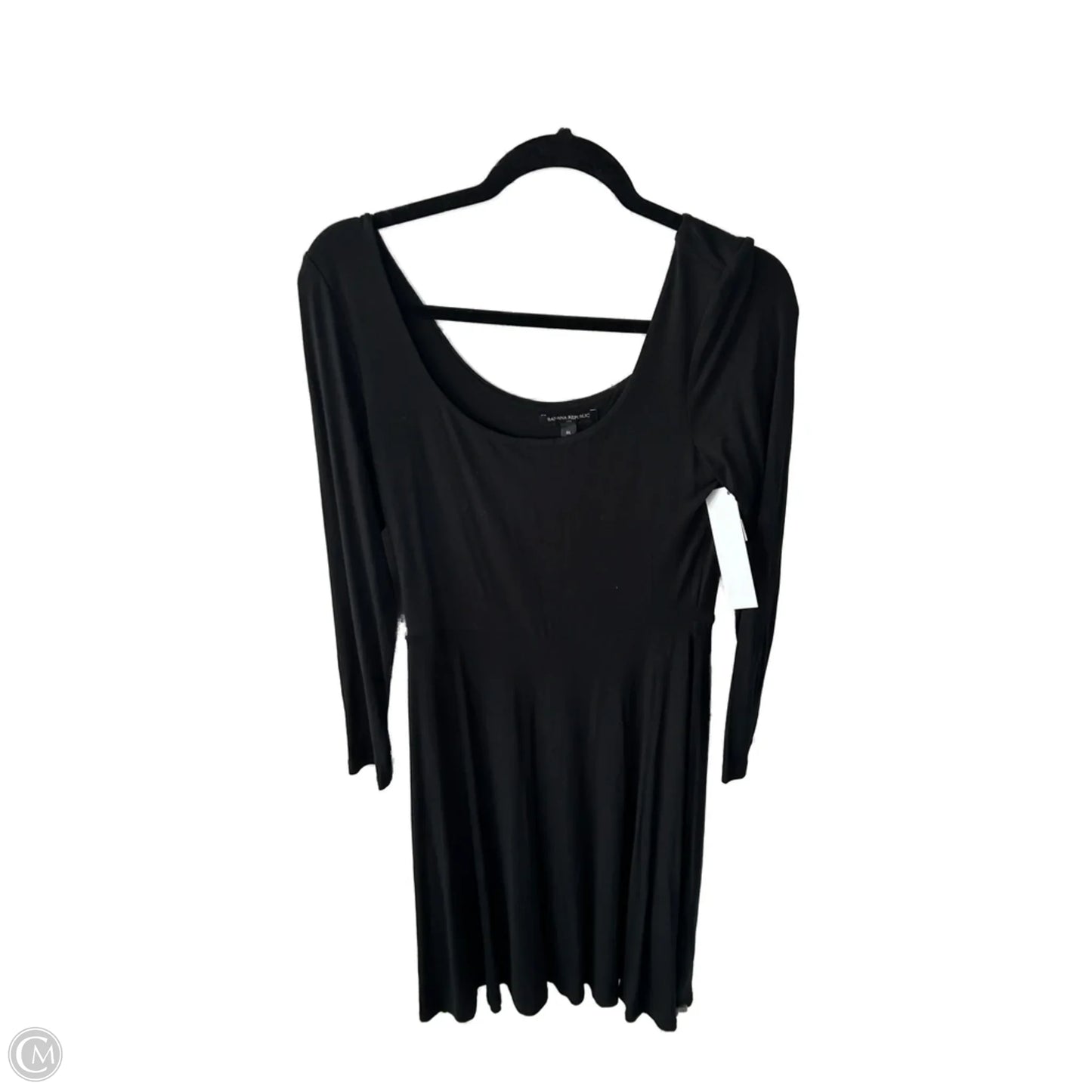 Dress Casual Maxi By Banana Republic In Black, Size: M