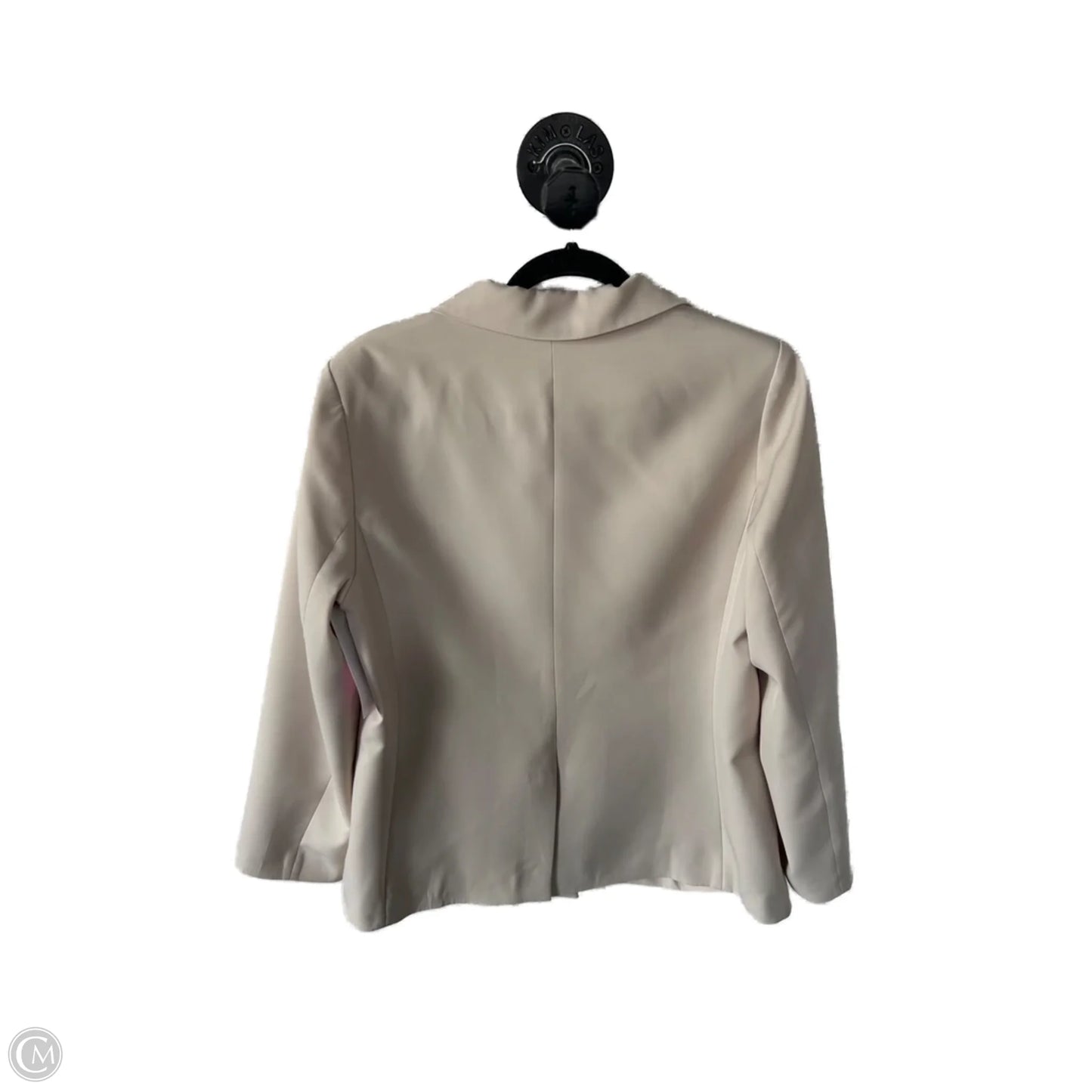 Blazer By Clothes Mentor In Tan, Size: L