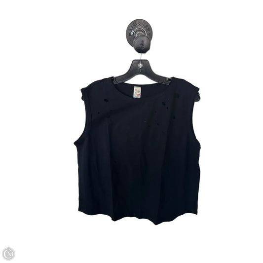 Top Sleeveless Basic By 7th Ray In Black, Size: Xl