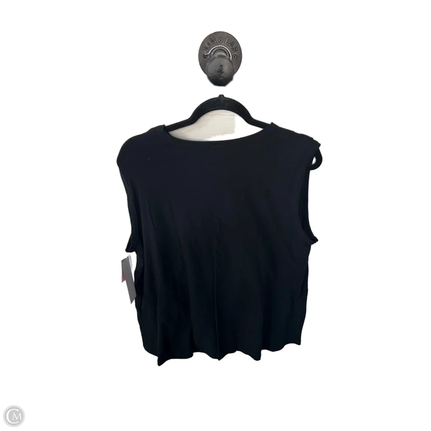 Top Sleeveless Basic By 7th Ray In Black, Size: L