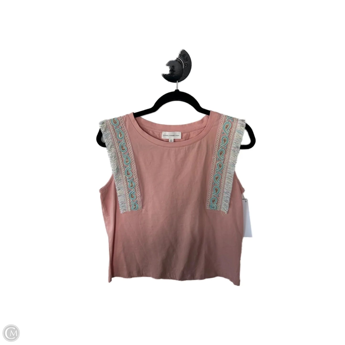 Top Sleeveless By Lovely Melody In Pink, Size: M