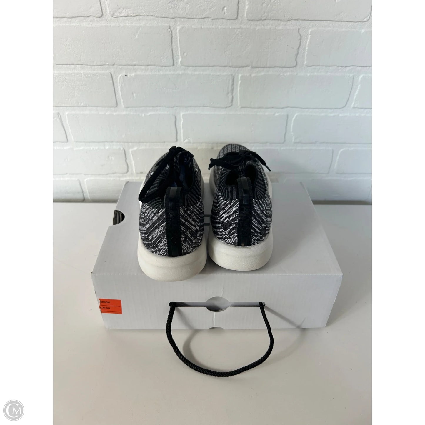 Shoes Sneakers By Aldo In Black & Grey, Size: 7.5