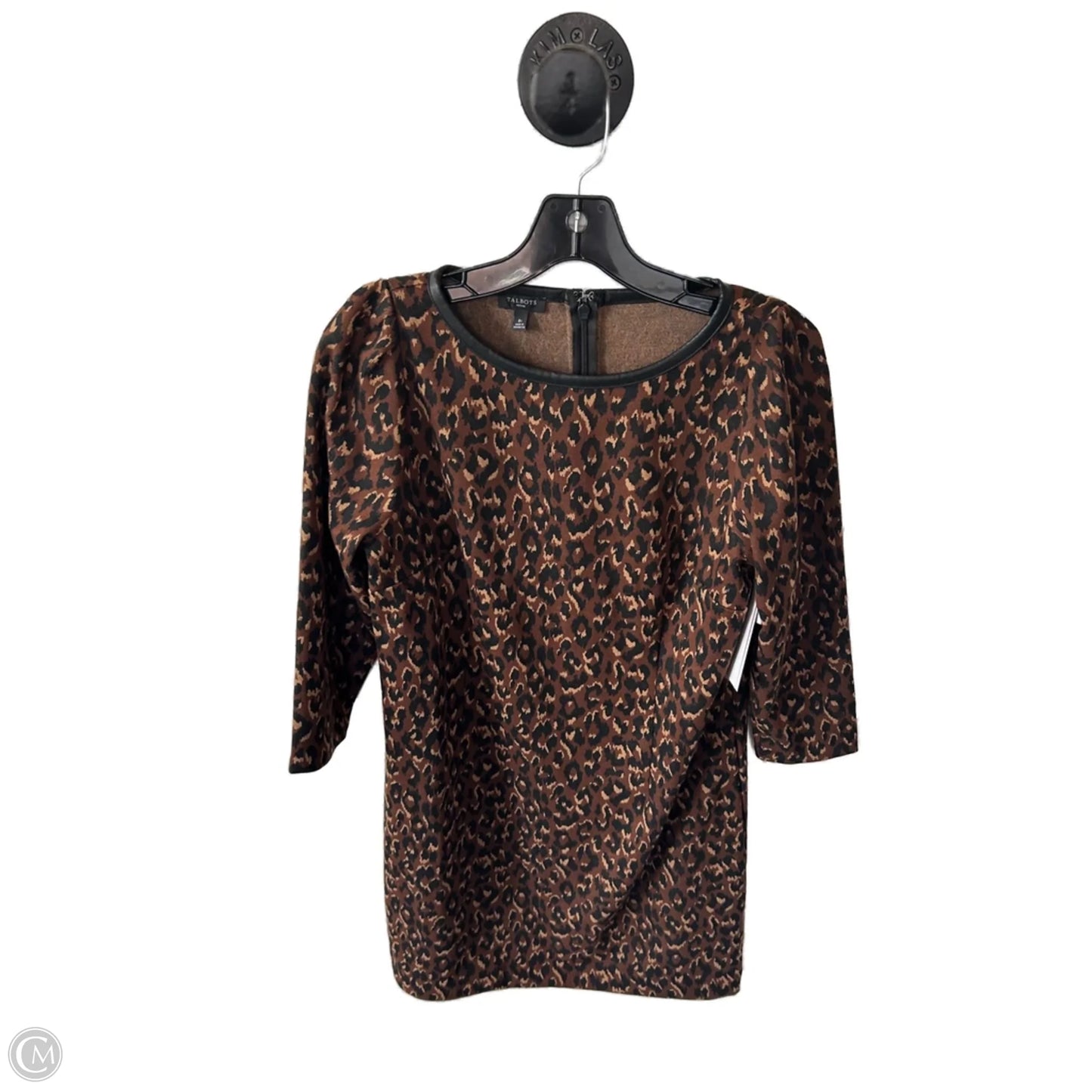 Dress Casual Short By Talbots In Animal Print, Size: Mp