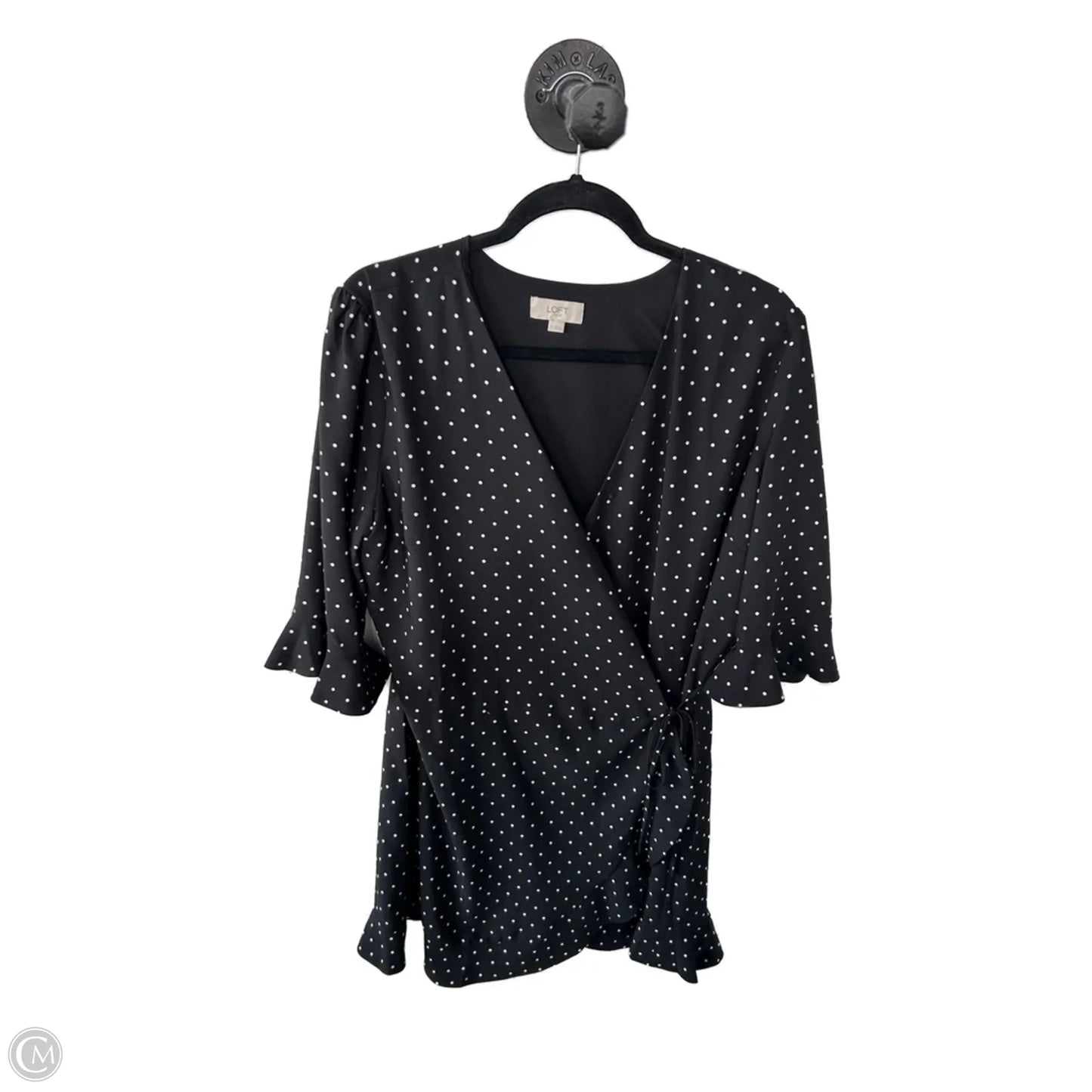 Dress Casual Short By Loft In Black & White, Size: L