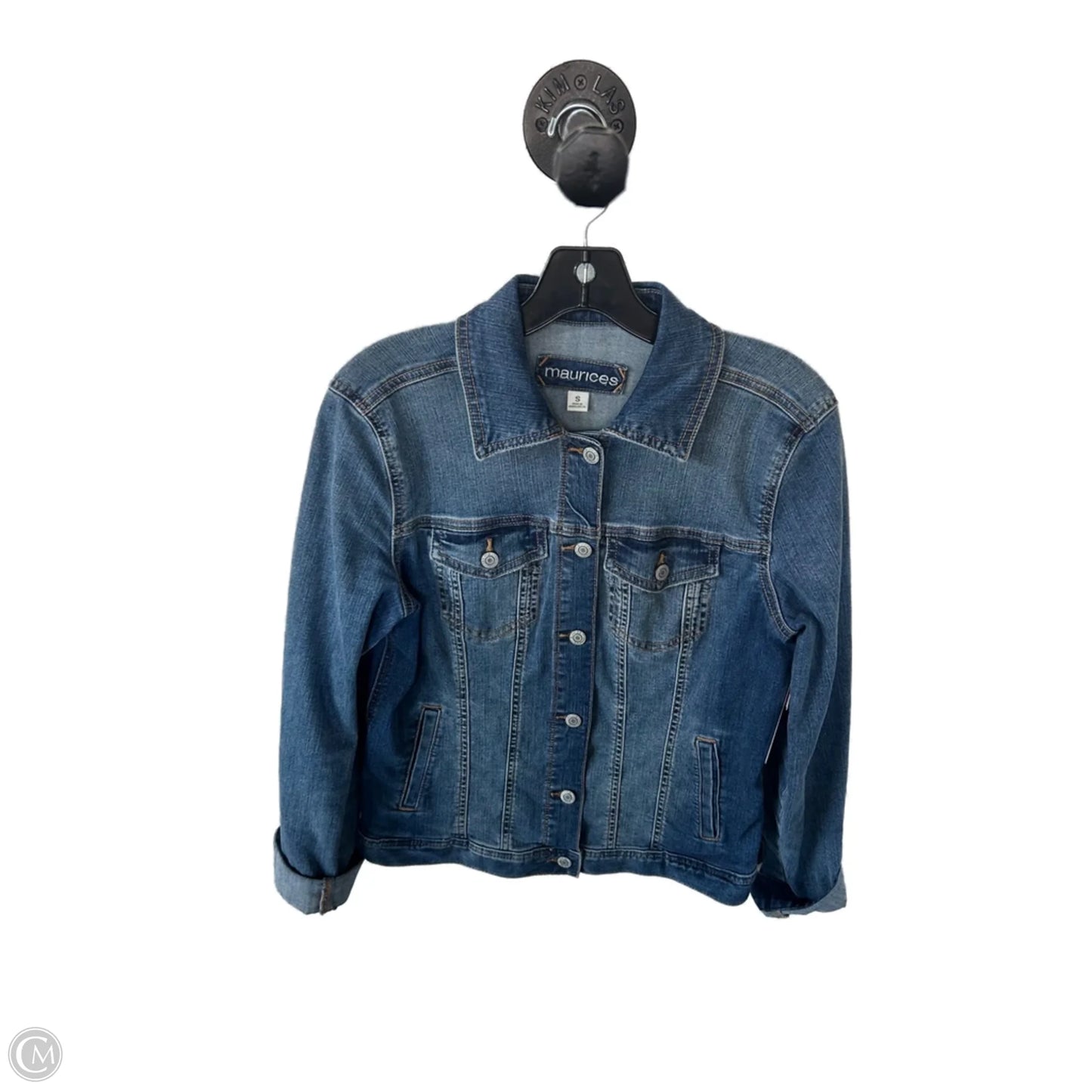 Jacket Denim By Maurices In Blue Denim, Size: S