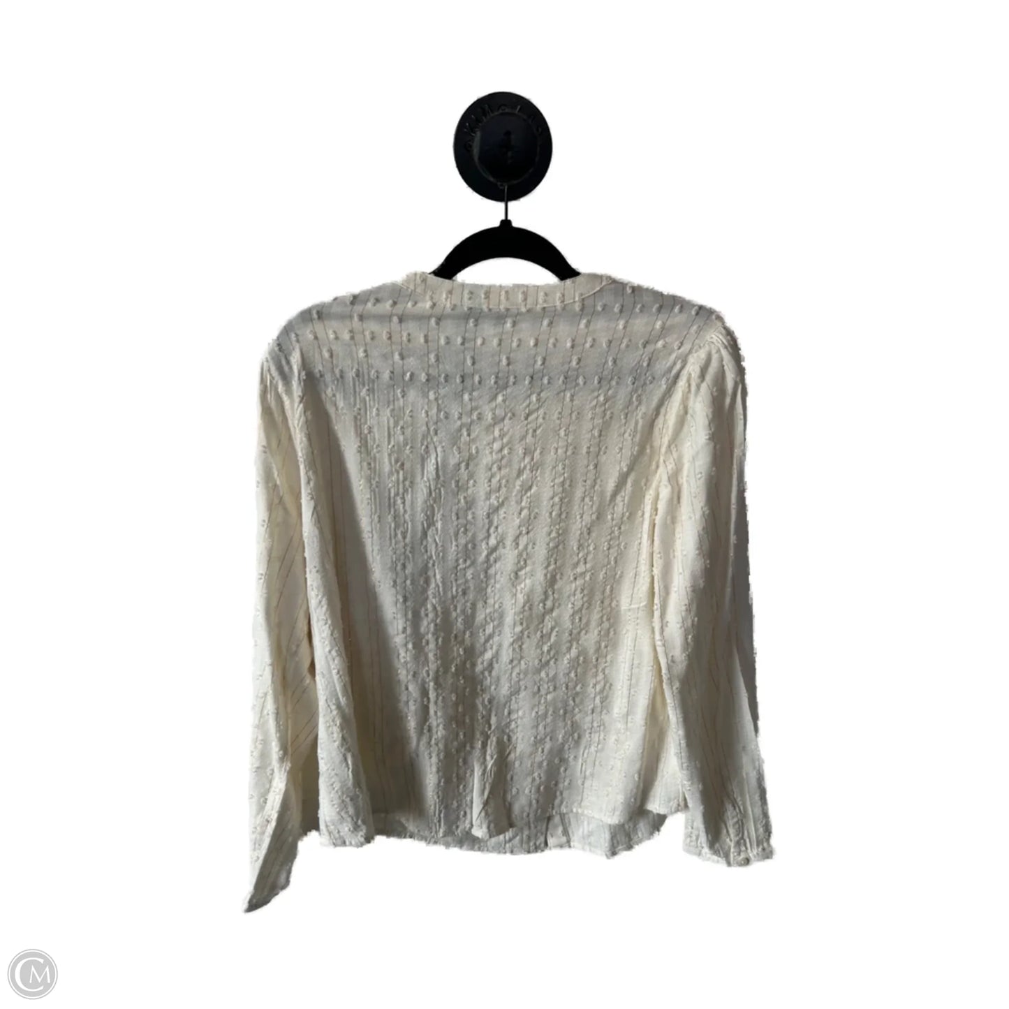 Top Long Sleeve By Croft And Barrow In Tan, Size: M