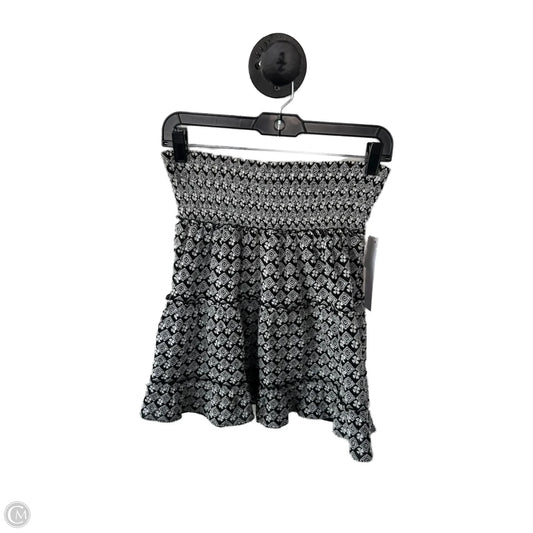Skirt Mini & Short By Clothes Mentor In Black & White, Size: S