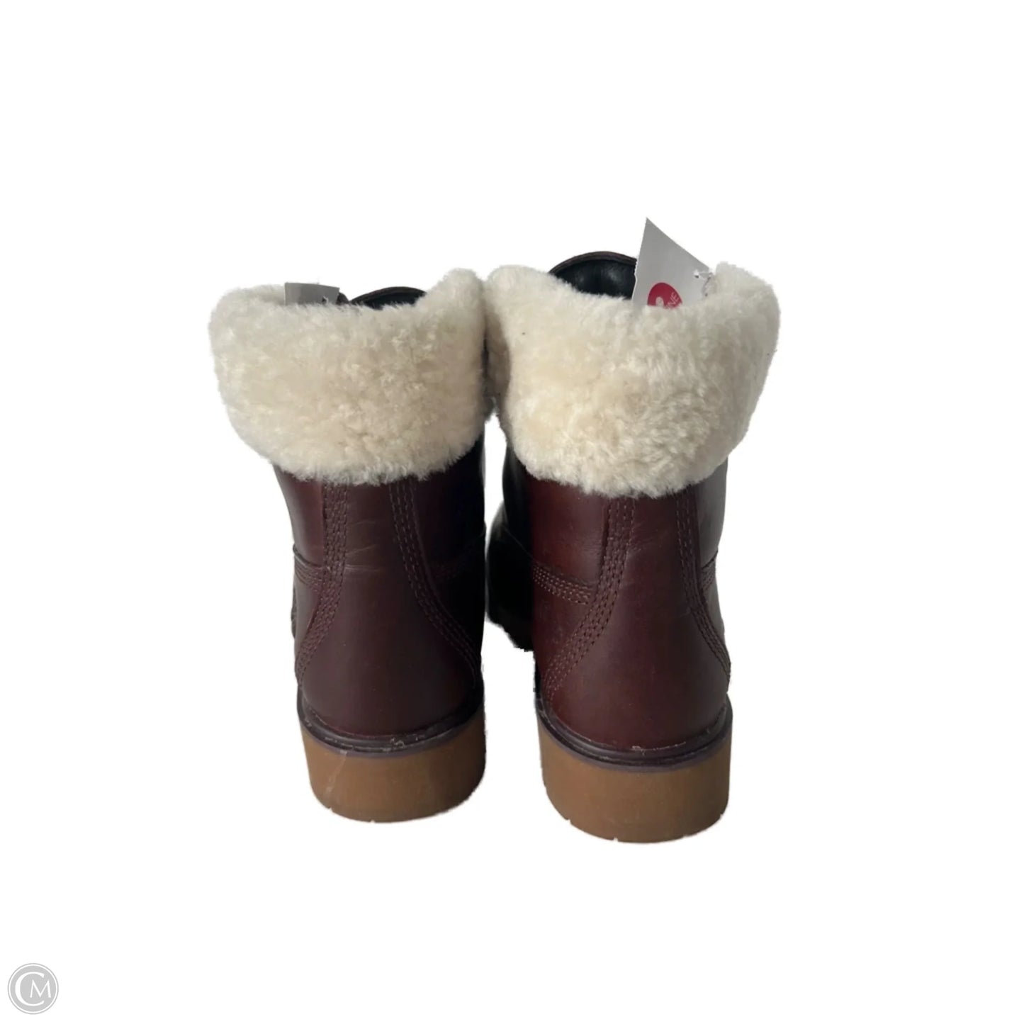 Boots Ankle Flats By Timberland In Red, Size: 7