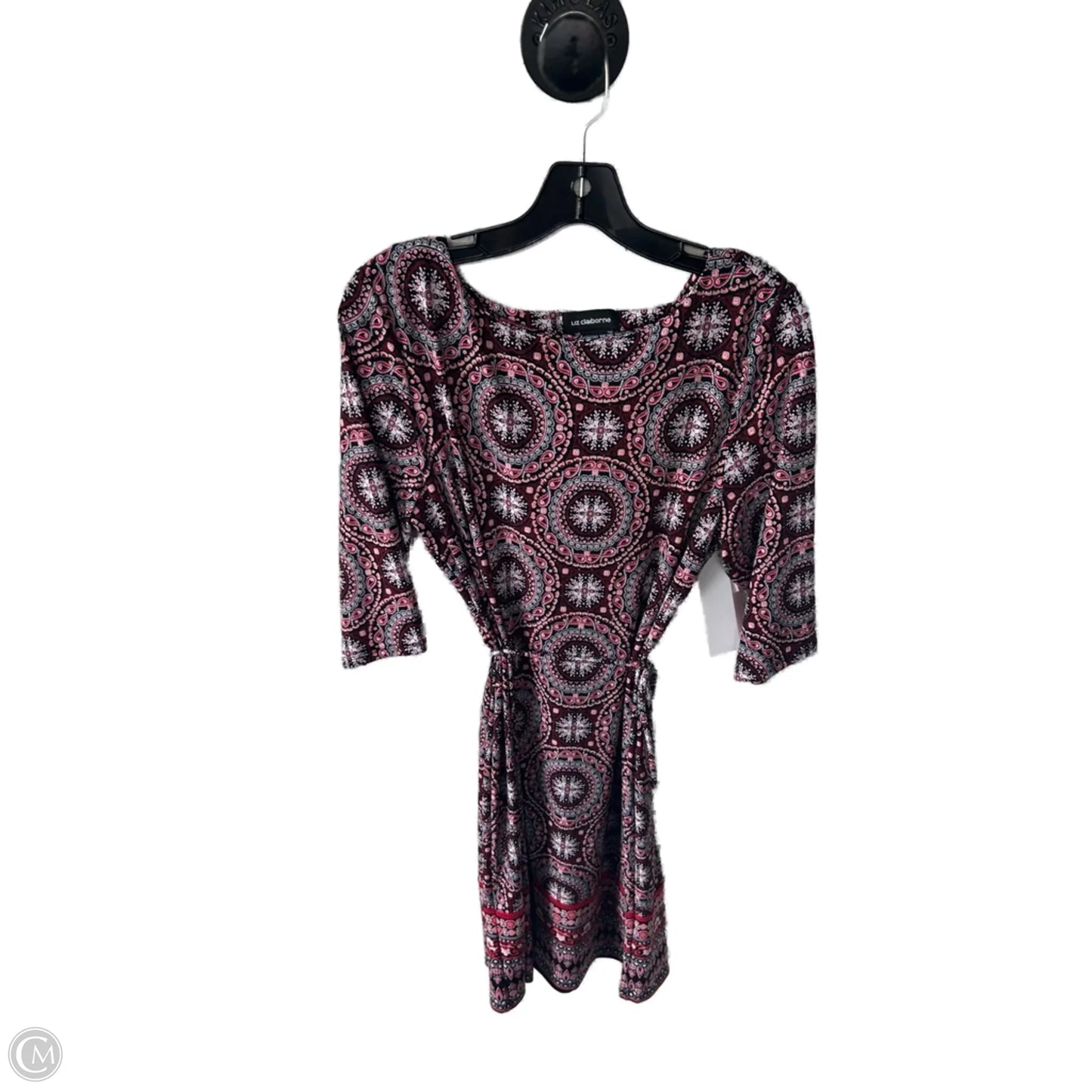 Dress Work By Liz Claiborne In Black & Red, Size: L