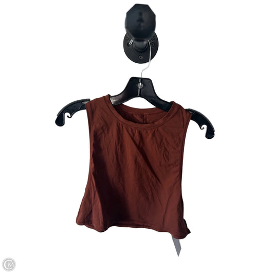 Athletic Tank Top By Lululemon In Brown, Size: S