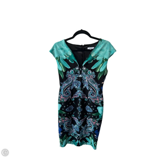 Dress Party Short By New York And Co In Black & Blue, Size: M