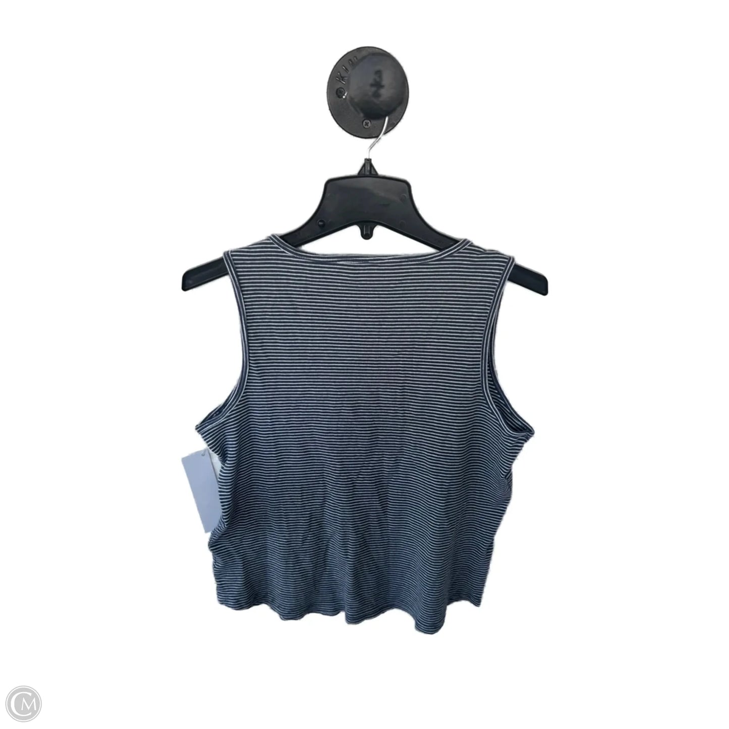 Top Sleeveless Basic By Lc Lauren Conrad In Blue & White, Size: L