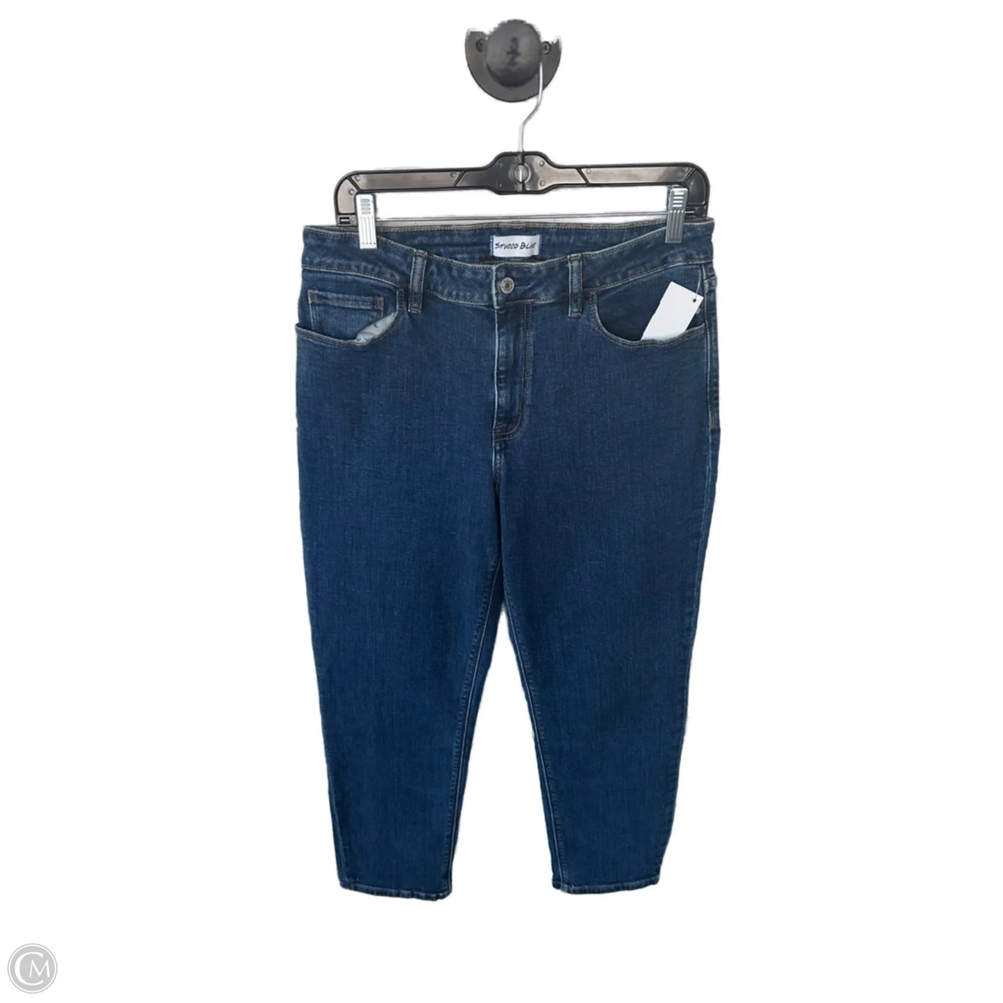 Jeans Straight By Clothes Mentor In Blue Denim, Size: 12