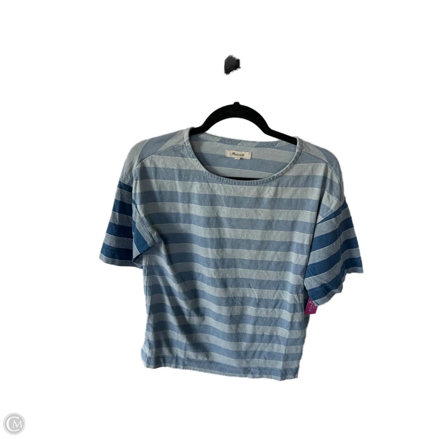 Top Short Sleeve Basic By Madewell In Blue, Size: Xs