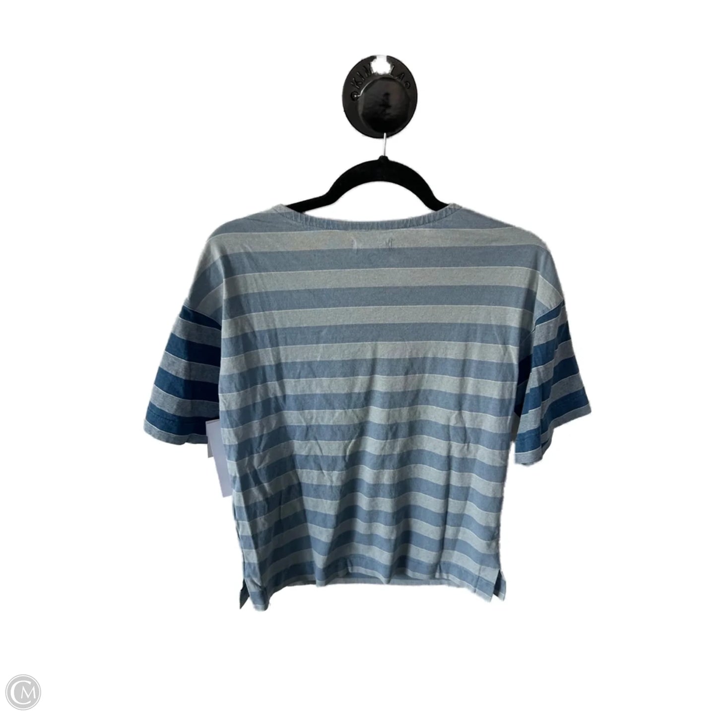 Top Short Sleeve Basic By Madewell In Blue, Size: Xs