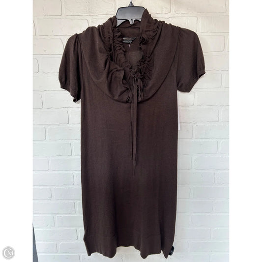 Dress Casual Short By Bcbgmaxazria In Brown, Size: S