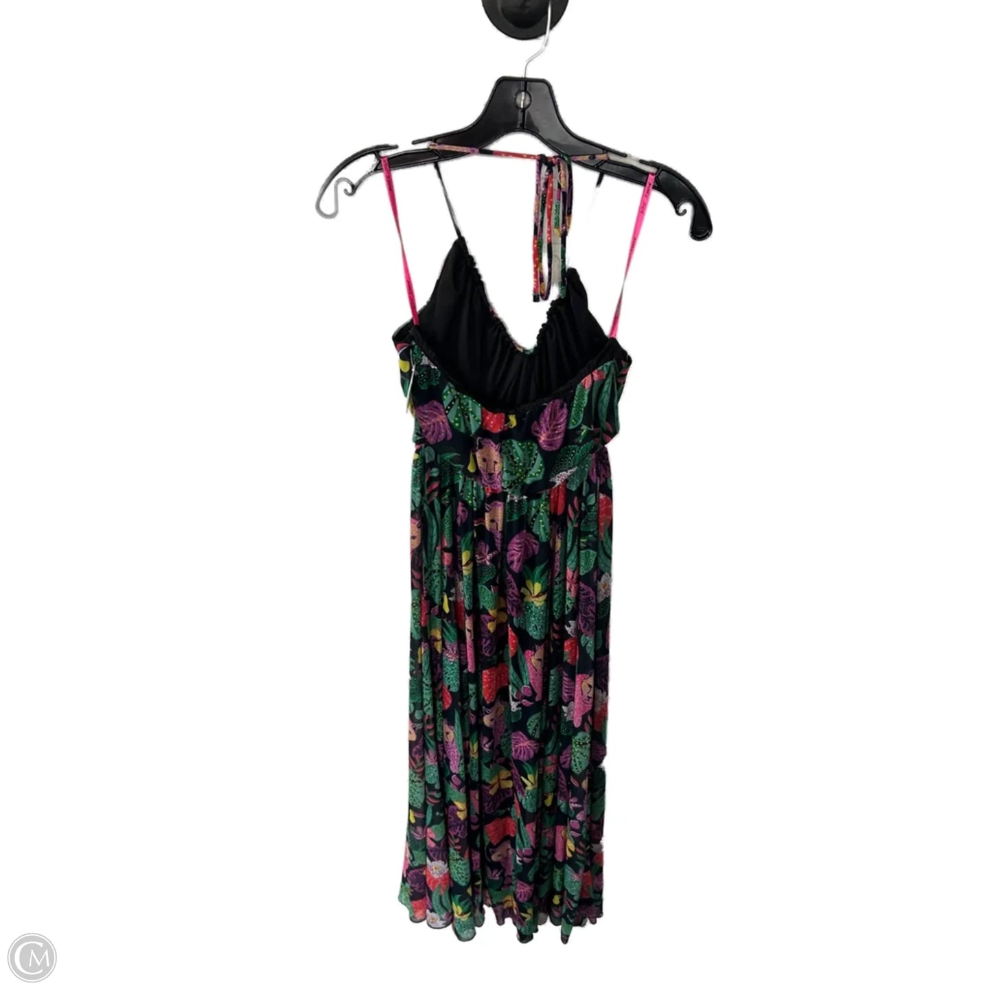 Dress Casual Maxi By Betsey Johnson In Black & Green, Size: M