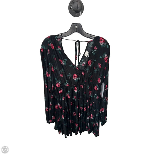 Dress Casual Short By A New Day In Black & Red, Size: M