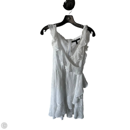 Dress Casual Midi By White House Black Market In White, Size: Xs