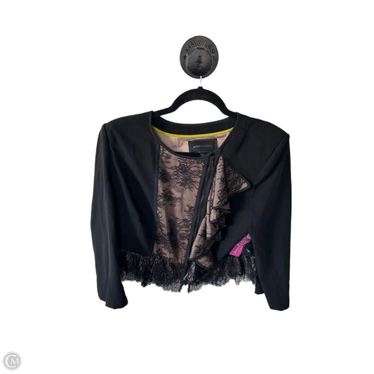 Blazer By Bcbgmaxazria In Black & Tan, Size: 0