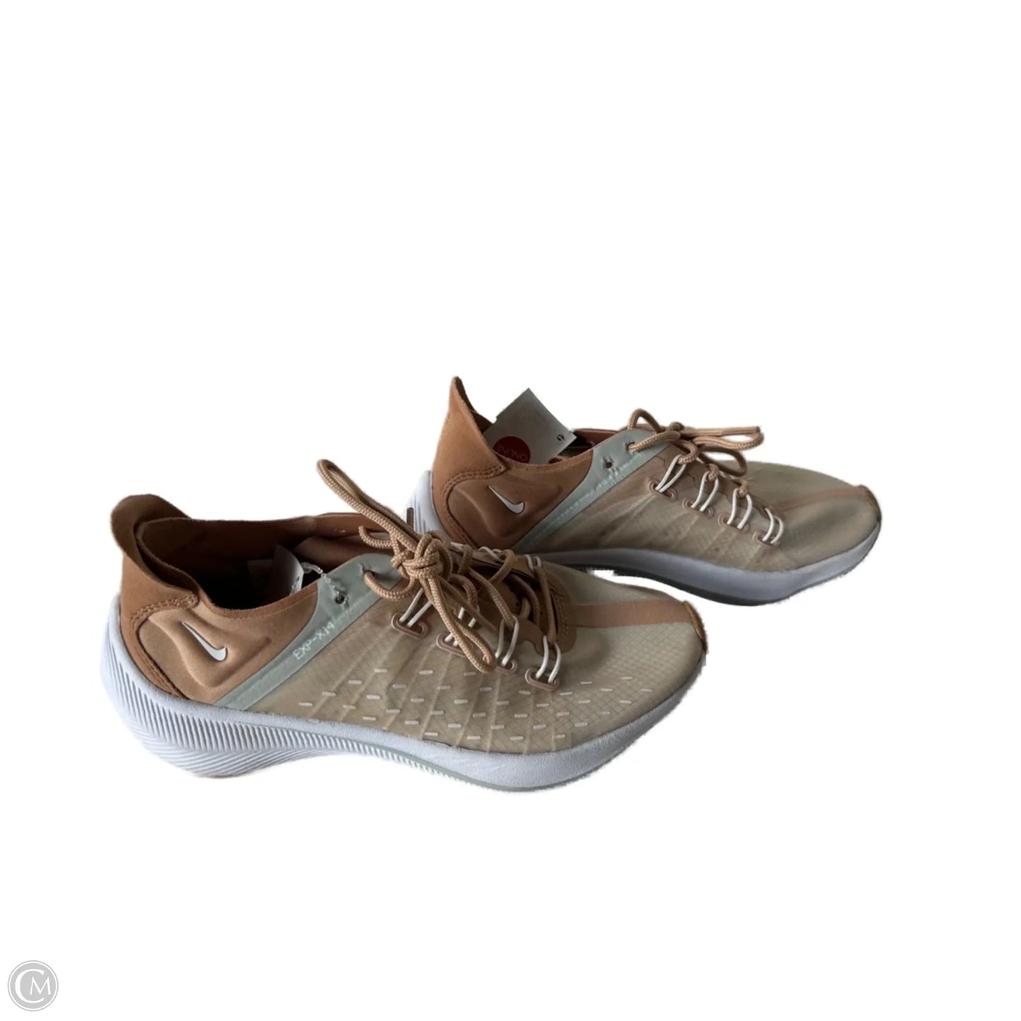 Shoes Athletic By Nike In Tan & White, Size: 6