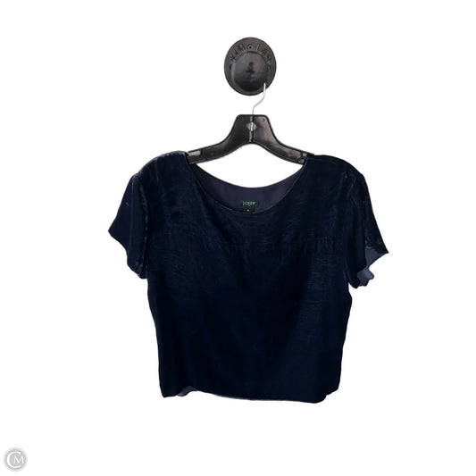 Top Short Sleeve By J. Crew In Blue, Size: Xs