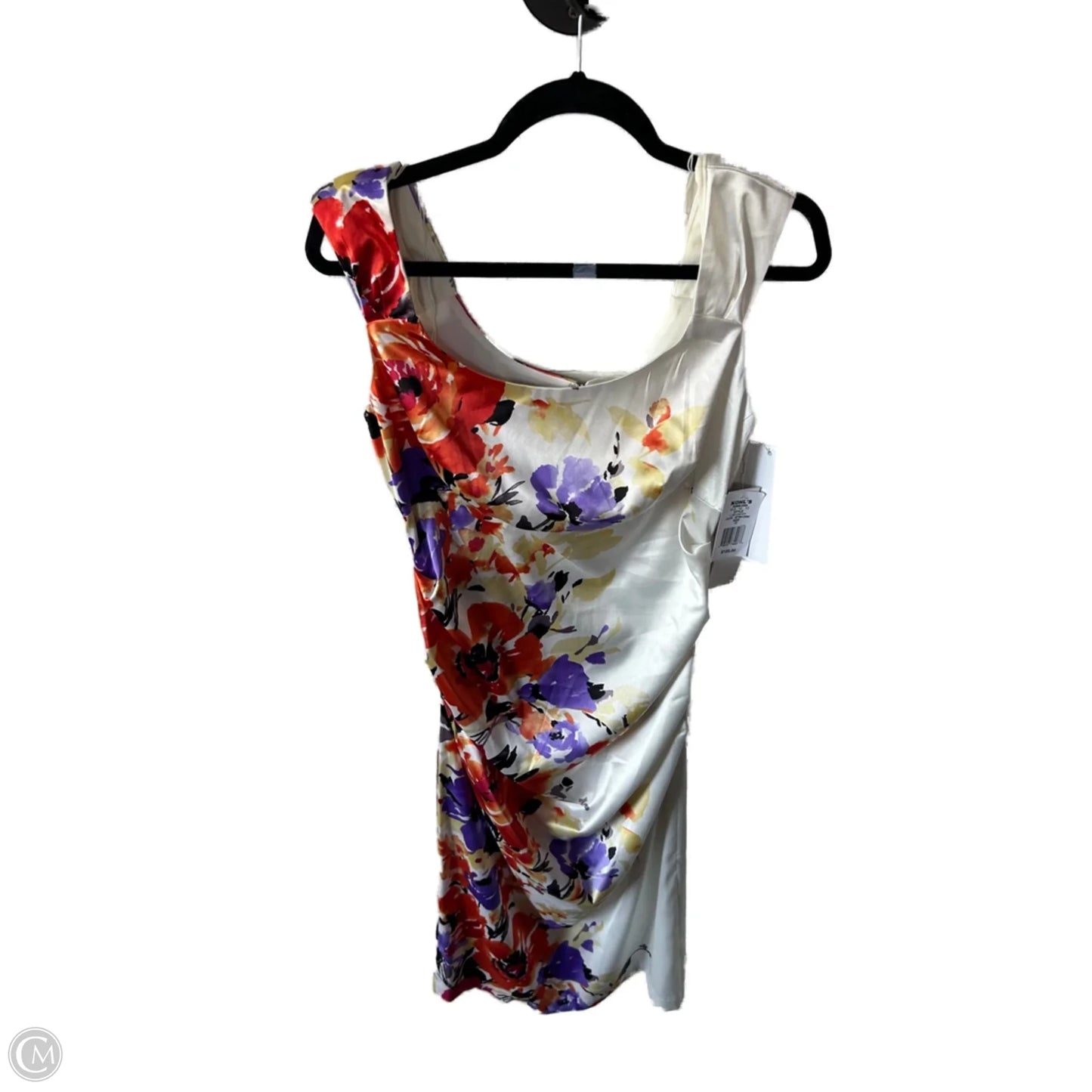 Dress Work By Clothes Mentor In Orange & Purple, Size: M