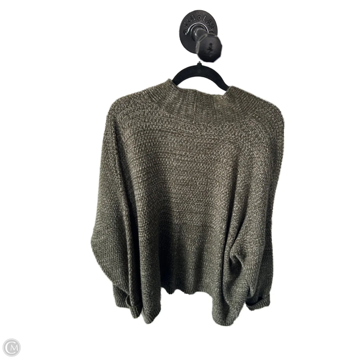 Sweater Cardigan By Clothes Mentor In Green, Size: Xl