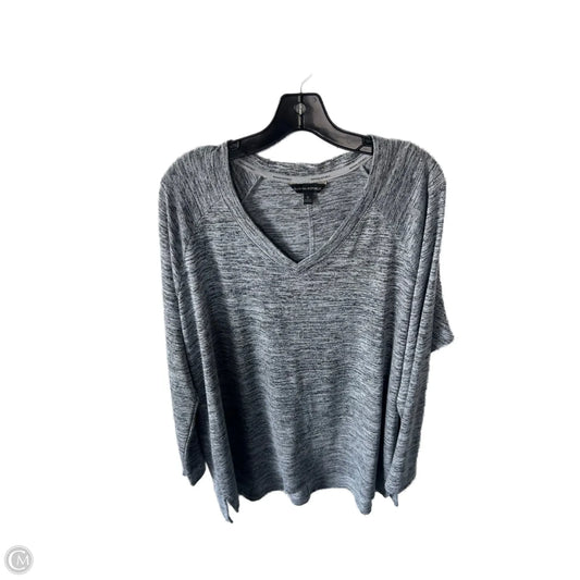 Top Long Sleeve Basic By Banana Republic In Grey, Size: Xl