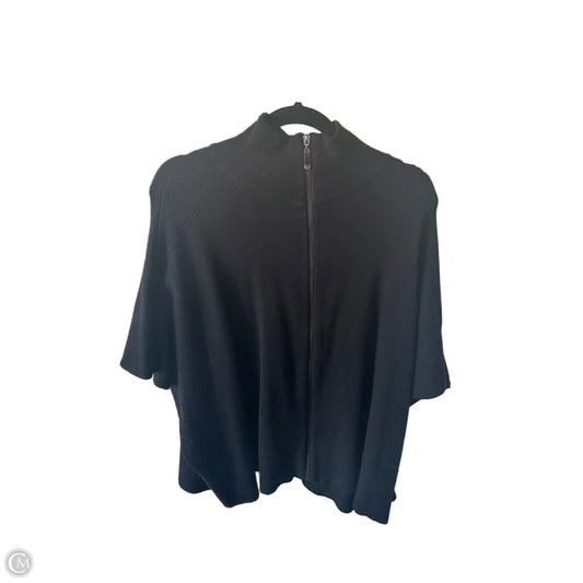 Sweater Short Sleeve By Rd Style In Black, Size: M