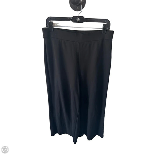 Pants Wide Leg By Adrianna Papell In Black, Size: 8