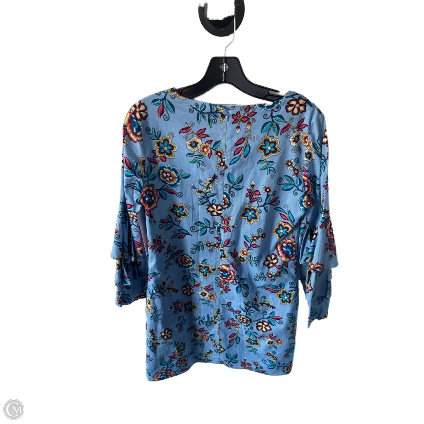 Dress Casual Short By Nicole By Nicole Miller In Blue & Orange, Size: Xs