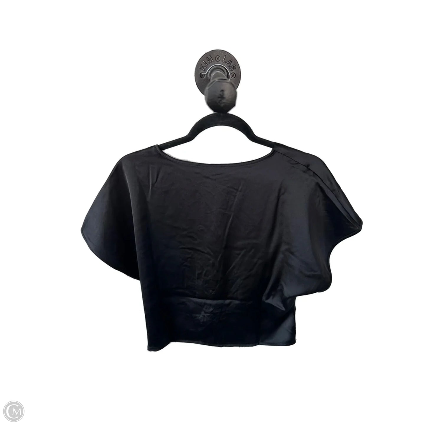 Top Short Sleeve By Rachel Zoe In Black, Size: L