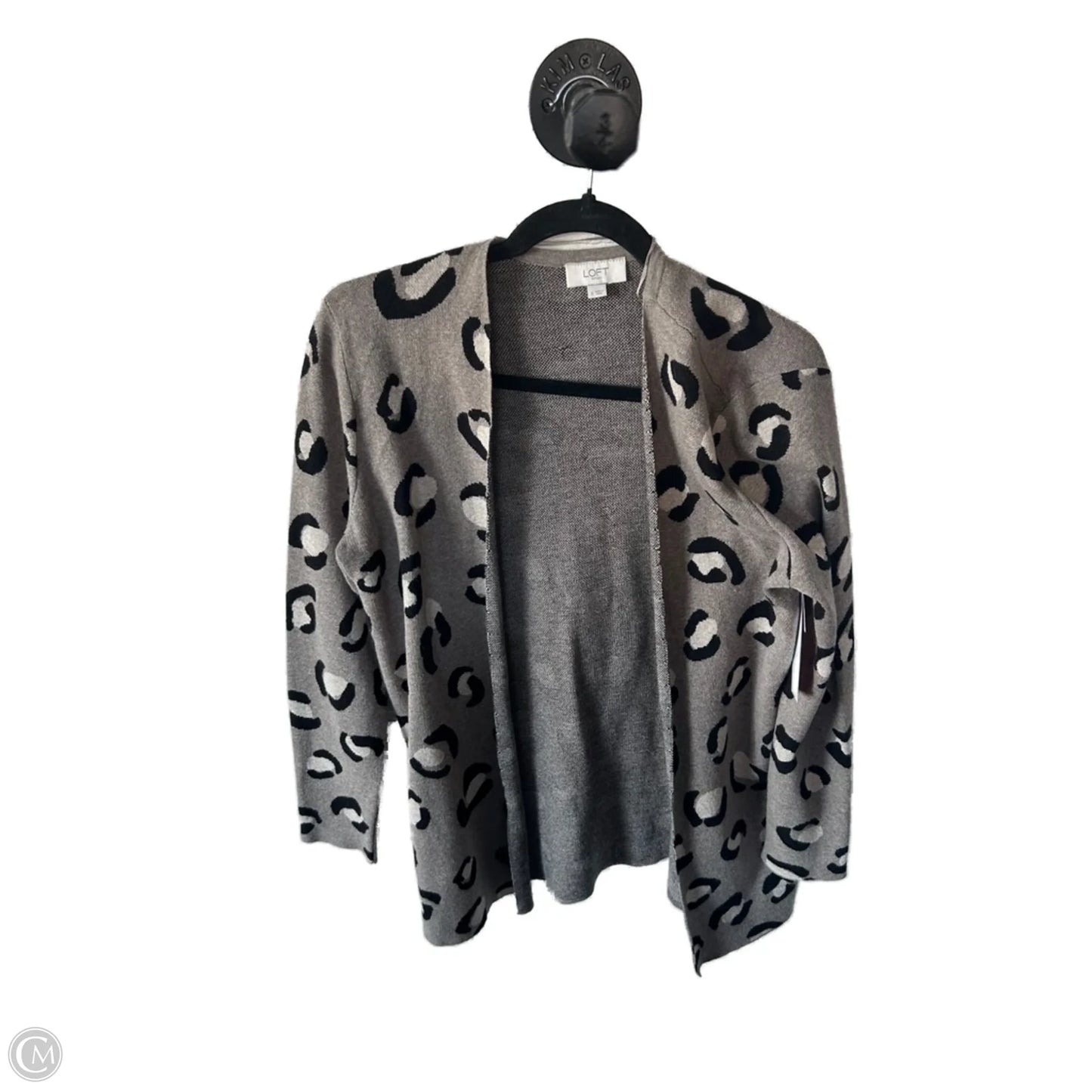 Sweater Cardigan By Loft In Brown, Size: S