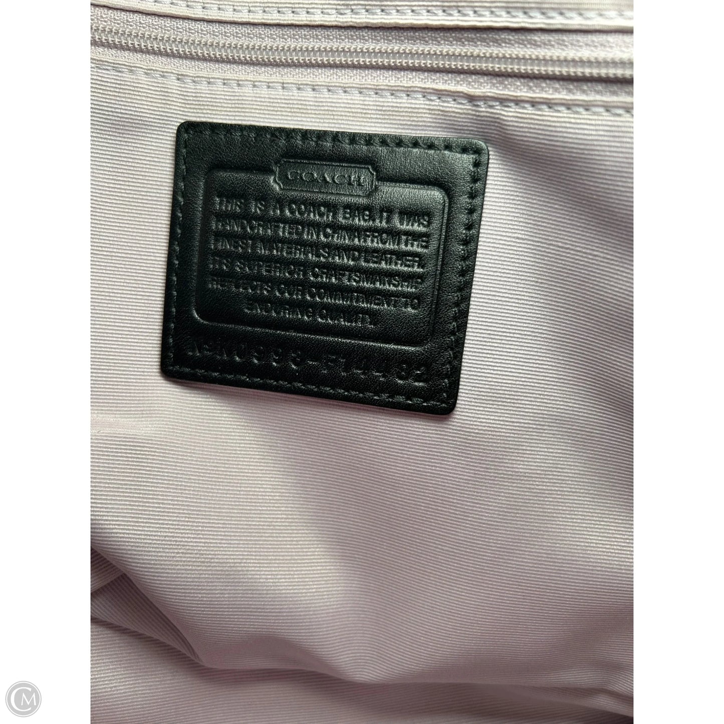 Handbag Designer By Coach, Size: Medium