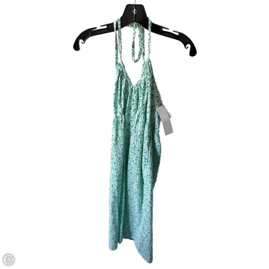 Dress Casual Maxi By Universal Thread In Green & White, Size: S