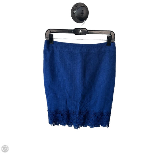 Skirt Midi By Talbots In Blue, Size: 4