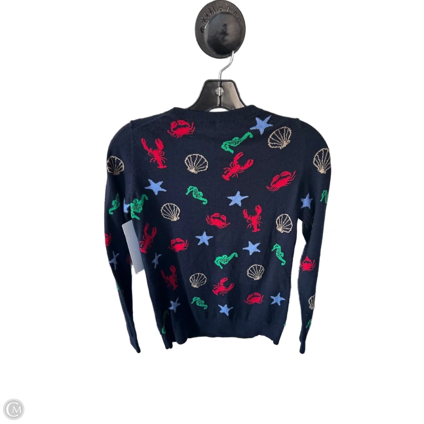 Sweater By Talbots In Blue & Red, Size: S