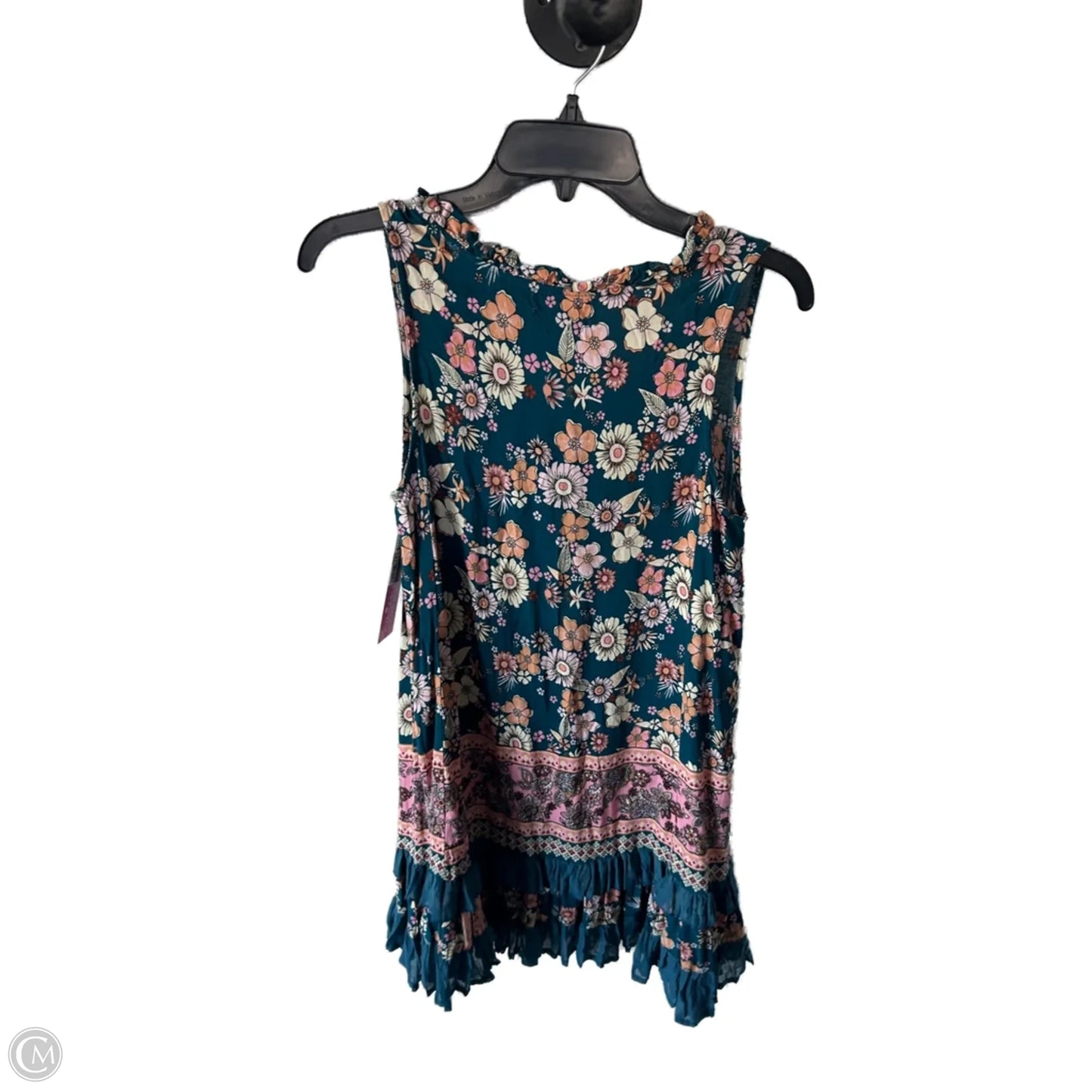 Dress Casual Short By Papillion In Blue & Orange, Size: Xs