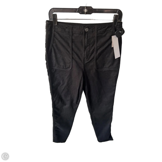 Jeans Straight By Joie In Black Denim, Size: 8