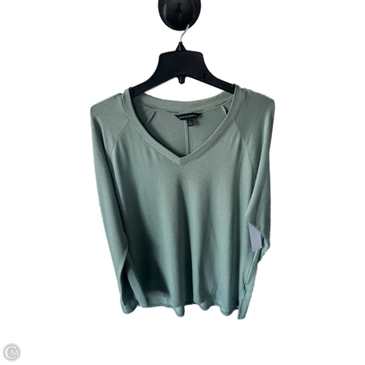 Top Long Sleeve Basic By Banana Republic In Green, Size: Xl