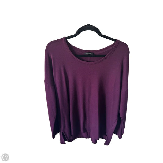 Top Long Sleeve Basic By Banana Republic In Purple, Size: Xl