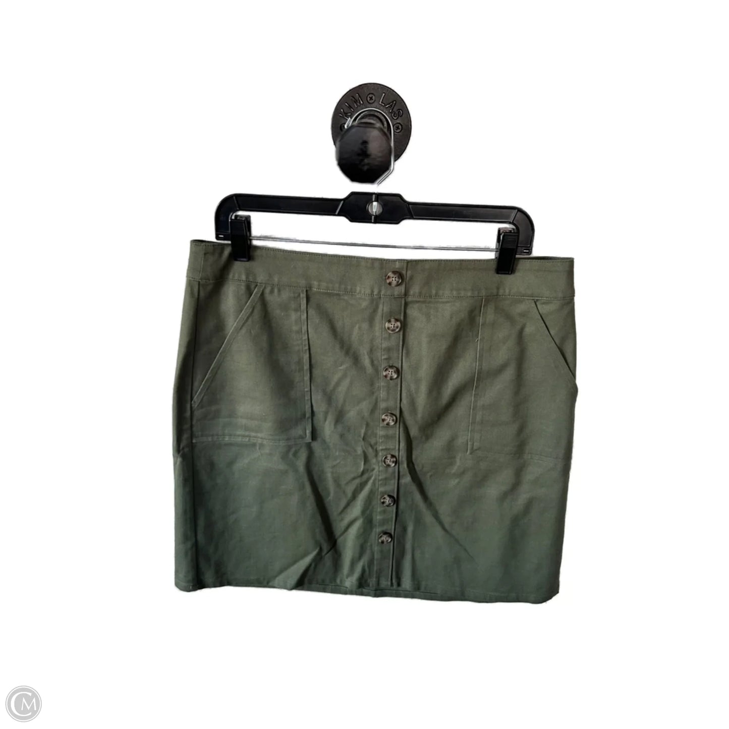 Skirt Mini & Short By Loft In Green, Size: 10