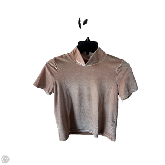 Top Short Sleeve By Madewell In Gold, Size: Xxs
