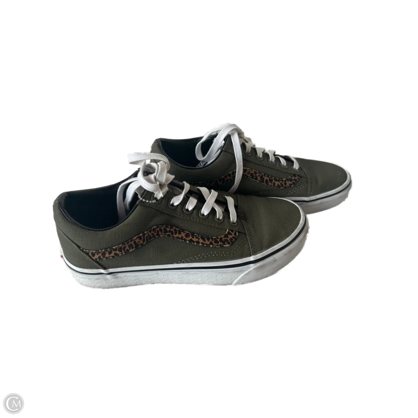 Shoes Sneakers By Vans In Green, Size: 6.5