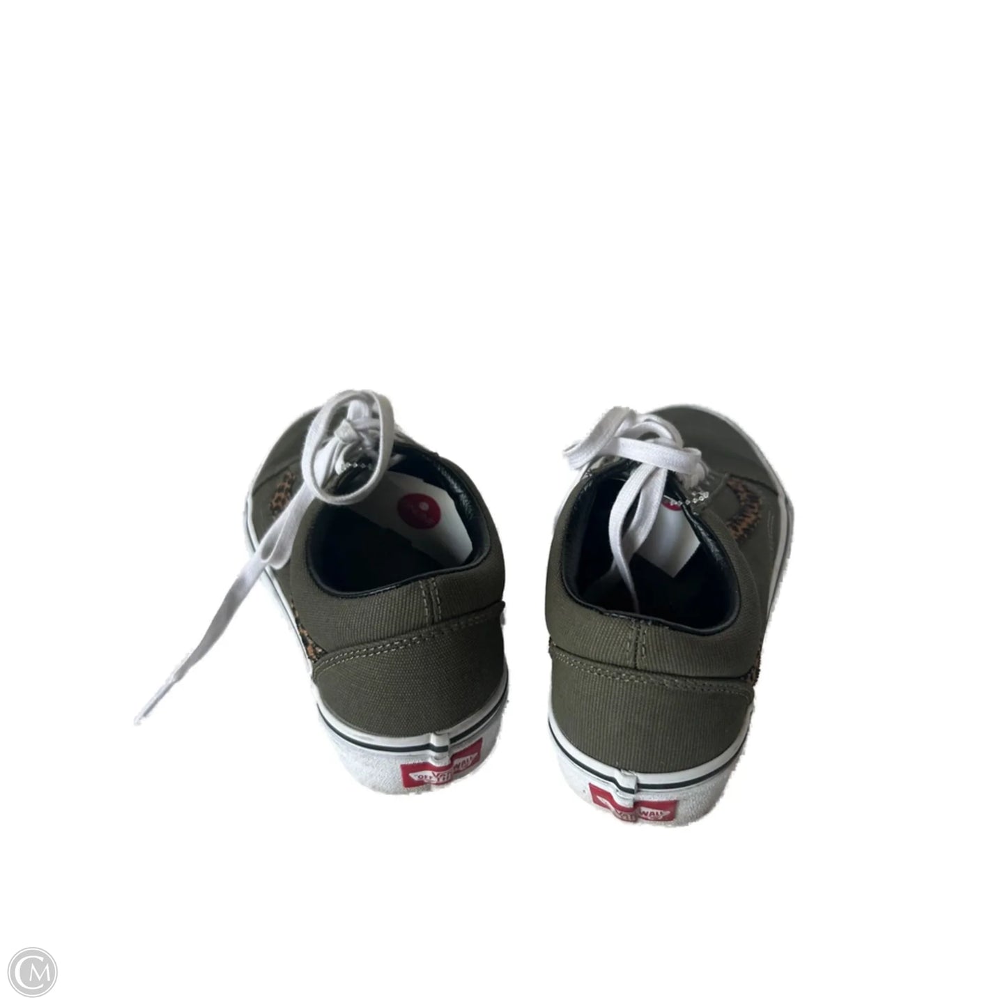 Shoes Sneakers By Vans In Green, Size: 6.5