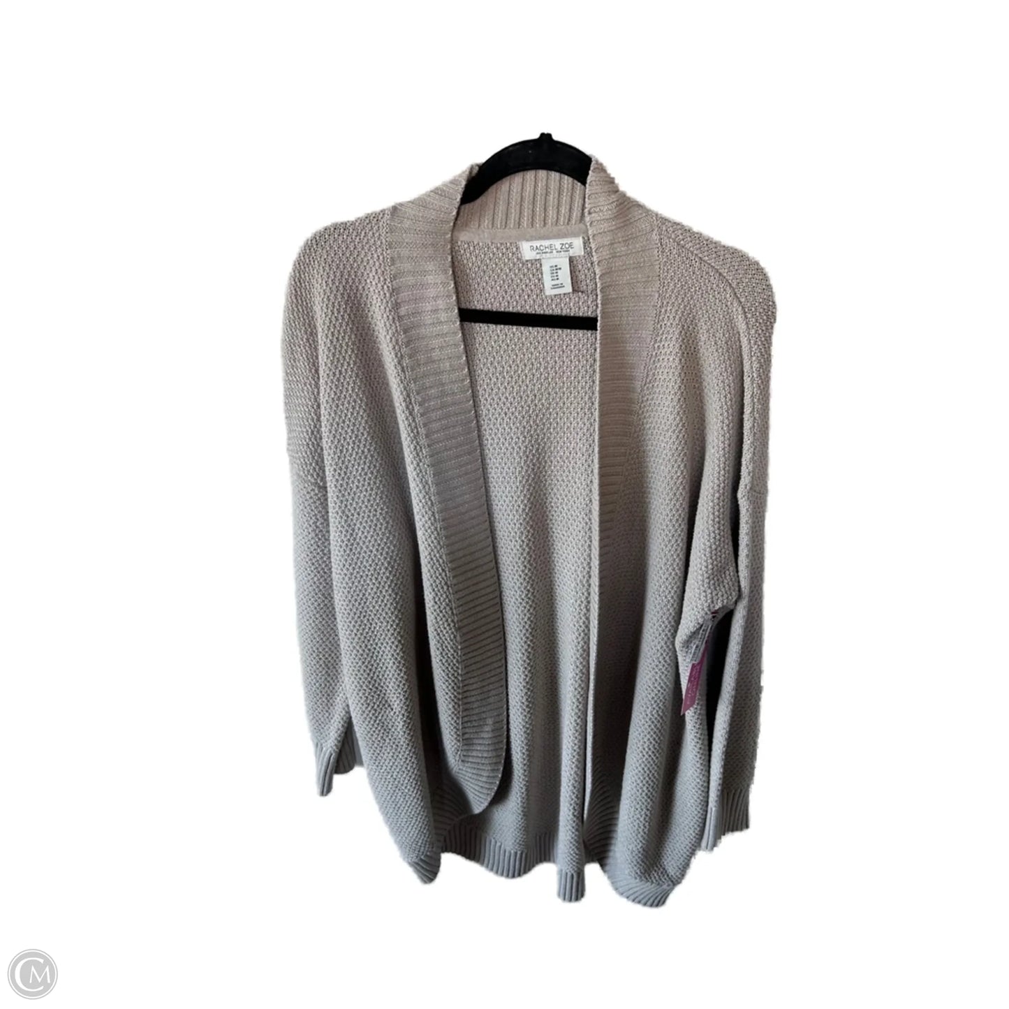 Sweater Cardigan By Rachel Zoe In Tan, Size: M