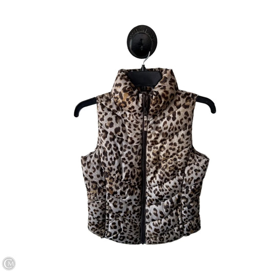 Vest Puffer & Quilted By So In Animal Print, Size: Xs