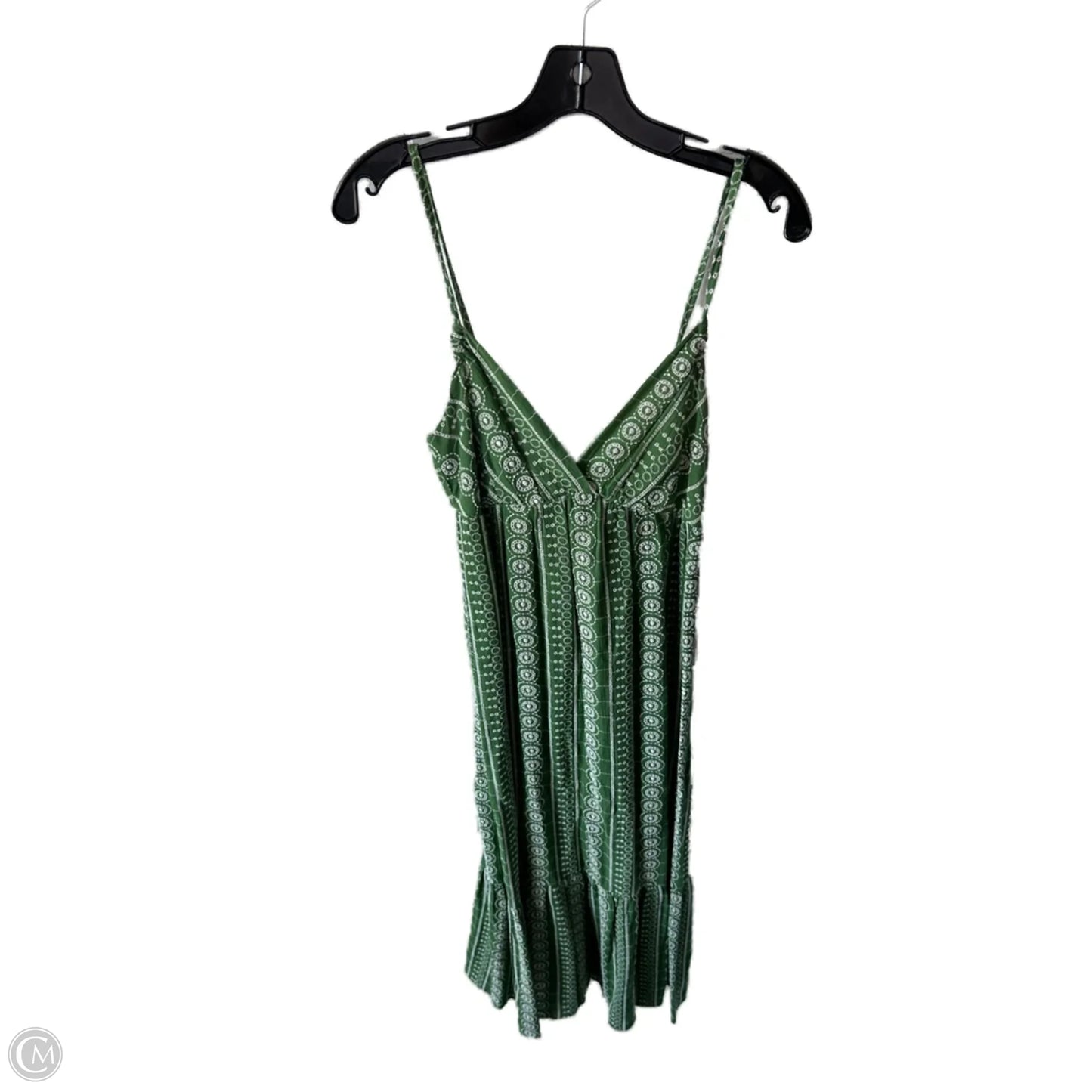 Dress Casual Midi By Zara In Green, Size: Xs