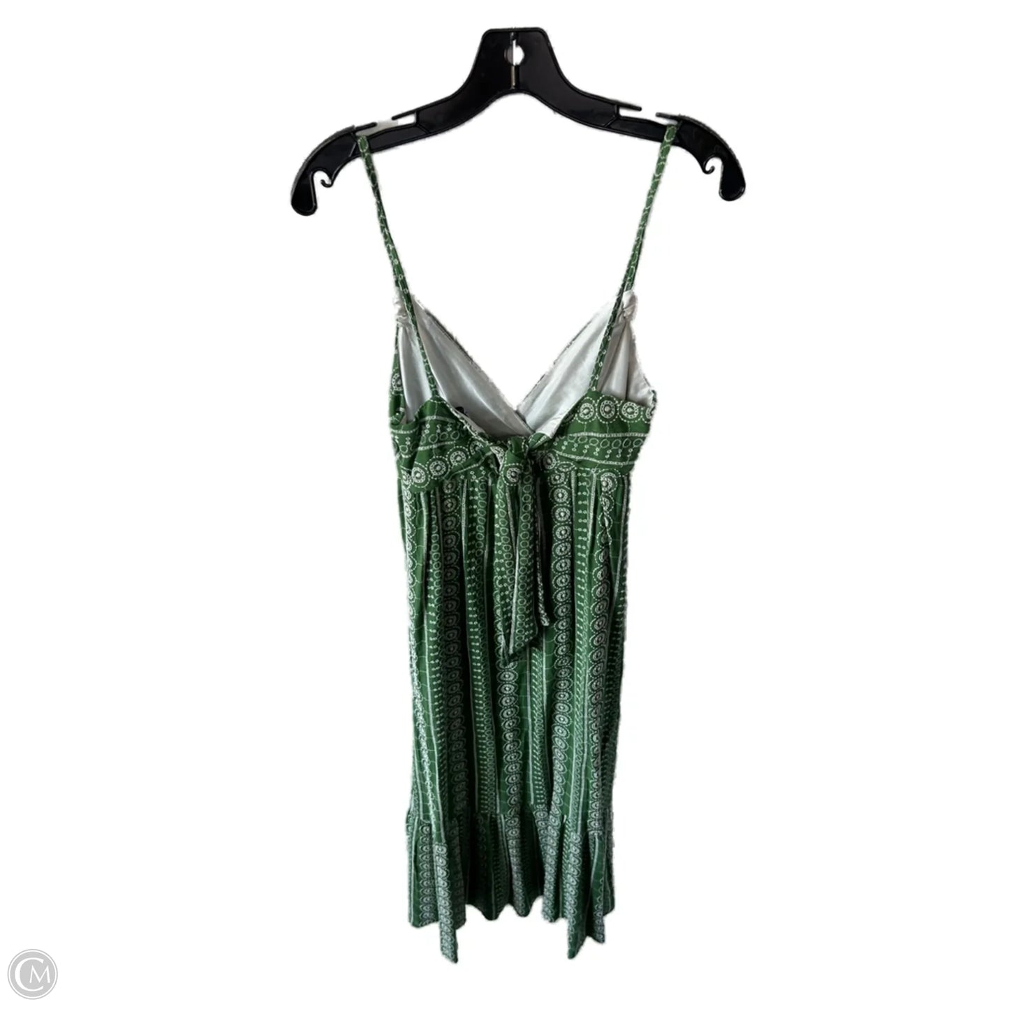 Dress Casual Midi By Zara In Green, Size: Xs
